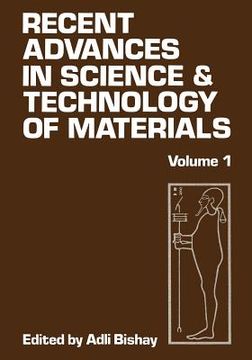 portada Recent Advances in Science and Technology of Materials: Volume 1 (in English)