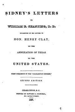 portada Sidney's letters to William E. Channing (en Inglés)