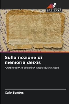 portada Sulla nozione di memoria deixis (in Italian)