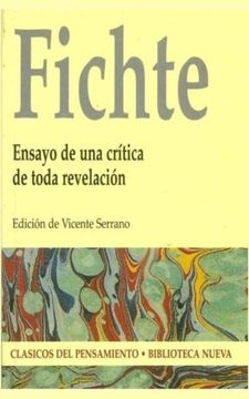 portada Ensayo de una Critica de Toda Revelacion (in Spanish)