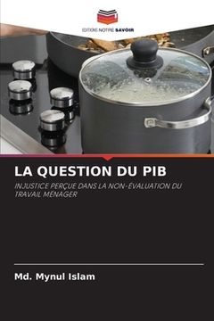 portada La Question Du Pib (en Francés)