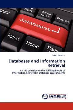 portada databases and information retrieval (en Inglés)