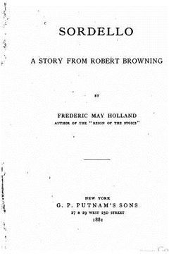portada Sordello, a story from Robert Browning (in English)
