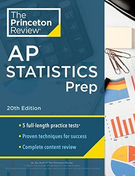 portada Princeton Review ap Statistics Prep, 2024: 5 Practice Tests + Complete Content Review + Strategies & Techniques (College Test Preparation) (en Inglés)