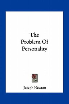 portada the problem of personality