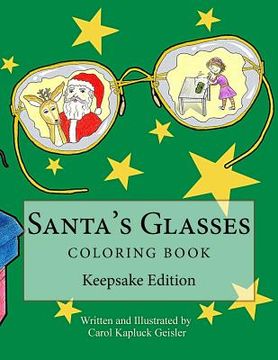 portada Santa's Glasses Coloring Book: Keepsake Edition (en Inglés)
