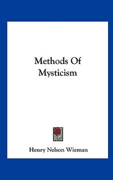 portada methods of mysticism (en Inglés)