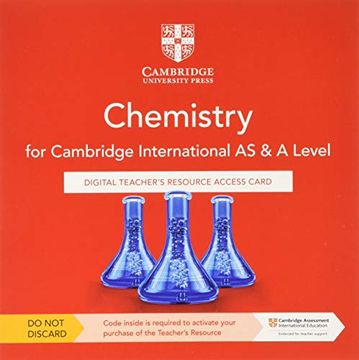 portada Cambridge International as & a Level Chemistry Digital Teacher'S Resource Access Card (en Inglés)