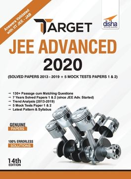 portada TARGET JEE Advanced 2020 (Solved Papers 2013 - 2019 + 5 Mock Tests Papers 1 & 2) 14th Edition (en Inglés)