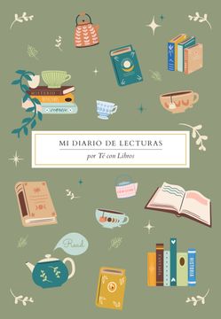 portada Diario de Lecturas por Té con Libros (Verde)
