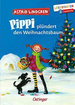 portada Pippi Plündert den Weihnachtsbaum: Lesestarter. 3. Lesestufe (en Alemán)