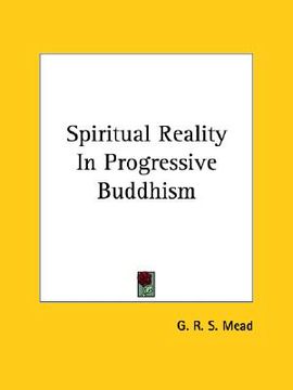 portada spiritual reality in progressive buddhism (in English)