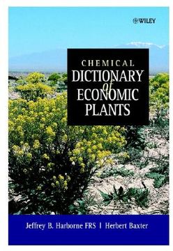 portada chemical dictionary of economic plants (en Inglés)