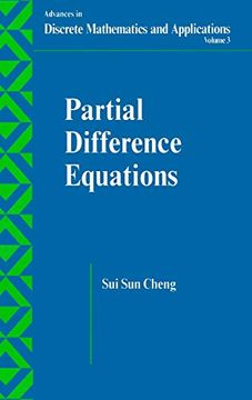 portada Partial Difference Equations (Advances in Discrete Mathematics and Applications, 3) (en Inglés)