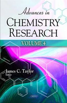 portada advances in chemistry research. volume 4