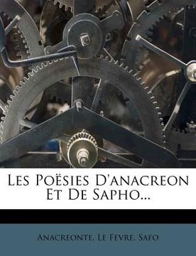 portada Les Poesies D'Anacreon Et de Sapho...