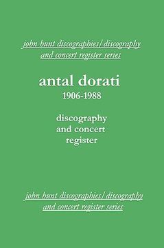 portada antal dorati 1906-1988. discography and concert register. [2004]. (en Inglés)