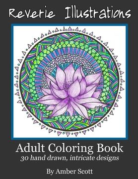 portada Adult Coloring Books: 30 Hand drawn intricate designs
