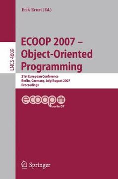 portada ecoop 2007: object-oriented programming (en Inglés)