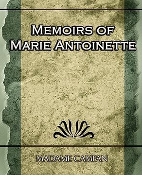 portada memoirs of marie antoinette (en Inglés)