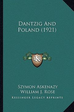 portada dantzig and poland (1921) (en Inglés)