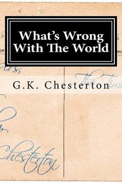 portada What's Wrong With The World (en Inglés)