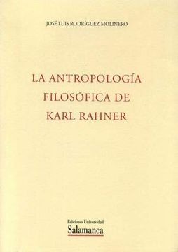 portada Antropología Filosófica de Karl Rahner, la