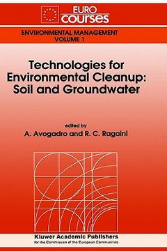 portada technologies for environmental cleanup: soil and groundwater (en Inglés)