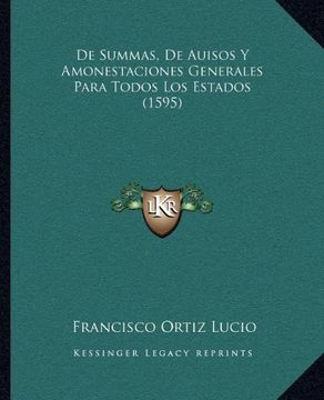 portada De Summas, de Auisos y Amonestaciones Generales Para Todos los Estados (1595)
