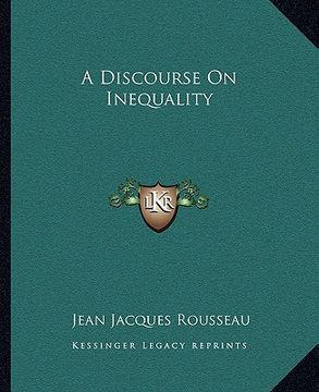 portada a discourse on inequality