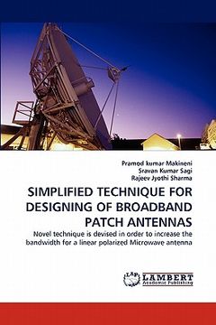 portada simplified technique for designing of broadband patch antennas