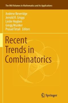 portada Recent Trends in Combinatorics (en Inglés)