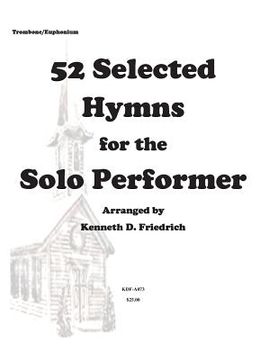 portada 52 Selected Hymns for the Solo Performer-trombone/euphonium version (en Inglés)