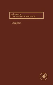 portada advances in the study of behavior (in English)