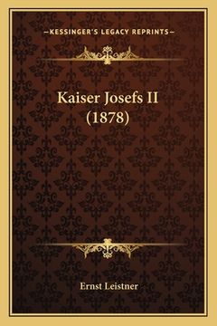 portada Kaiser Josefs II (1878) (en Alemán)