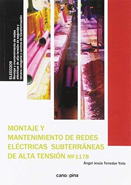 portada Montaje y Mantenimiento de Redes Electricas Subterraneas de Alta Tens (in Spanish)