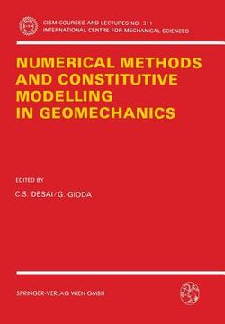 portada numerical methods and constitutive modelling in geomechanics (in English)