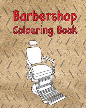 portada Barbershop Colouring Book (en Inglés)