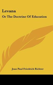 portada levana: or the doctrine of education