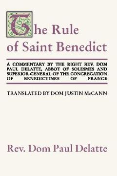 portada commentary on the rule of st. benedict (en Inglés)