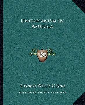 portada unitarianism in america (in English)
