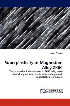 portada superplasticity of magnesium alloy zk60 (en Inglés)
