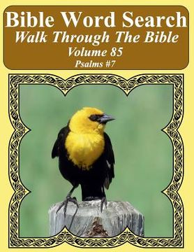 portada Bible Word Search Walk Through The Bible Volume 85: Psalms #7 Extra Large Print (en Inglés)