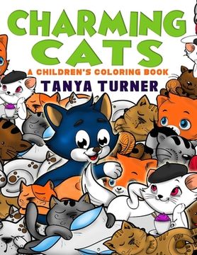 portada Charming Cats: A Children's Coloring Book (in English)