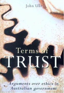 portada Terms of Trust: Arguments Over Ethics in Australian Government (en Inglés)