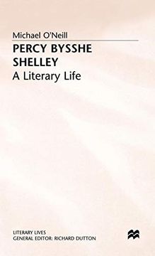 portada Percy Bysshe Shelley: A Literary Life (Literary Lives) (in English)