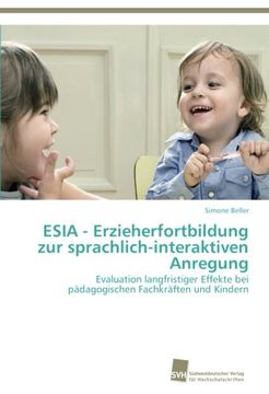 portada Esia - Erzieherfortbildung Zur Sprachlich-Interaktiven Anregung
