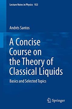 portada A Concise Course on the Theory of Classical Liquids: Basics and Selected Topics (en Inglés)