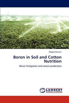 portada boron in soil and cotton nutrition (en Inglés)