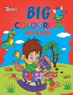 portada Big Colouring Red Book for 5 to 9 years Old Kids Fun Activity and Colouring Book for Children (en Inglés)